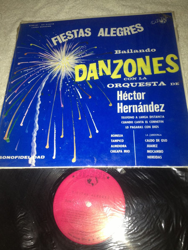 Héctor Hernández Y Su Orquesta Danzones Disco De Vinil 
