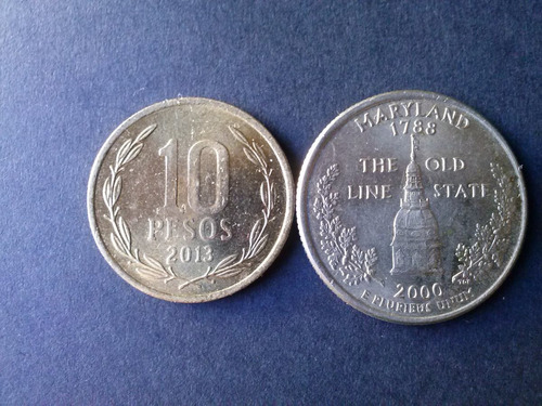 E.e.u.u Quarter Dollar Níquel 2000 Ceca D Maryland