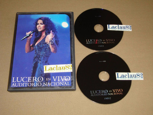 Lucero En Vivo Auditorio Nacional Emi Dvd Doble