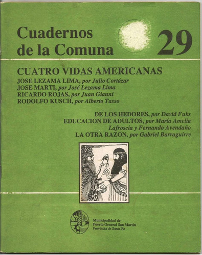 Cuadernos De La Comuna Nº 29 - Vv Aa - Cortázar Martí L Lima