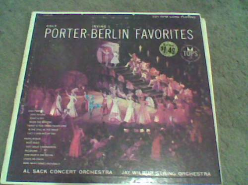 Disco L.p. 331/3 Cole Porter & Irving Berlin