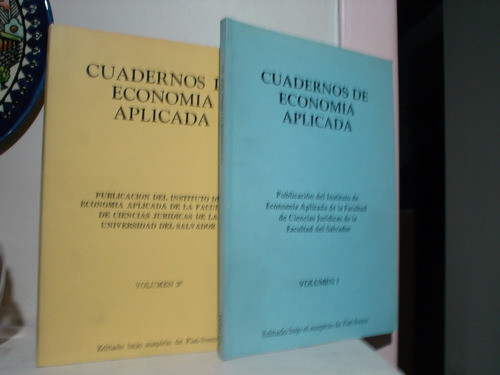 Cuadernos Economia Aplicada  Univ Del Salvador 2 T  Lbm (e)