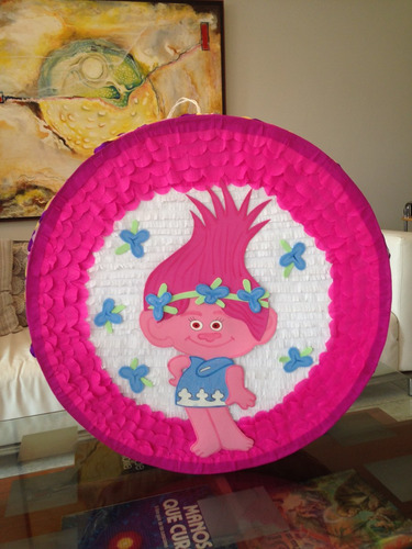 Piñatas Entamboradas Foami Pintadas :trolls,masha,