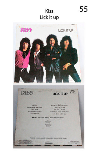 Discos Lp Acetato Kiss - Lick It Up