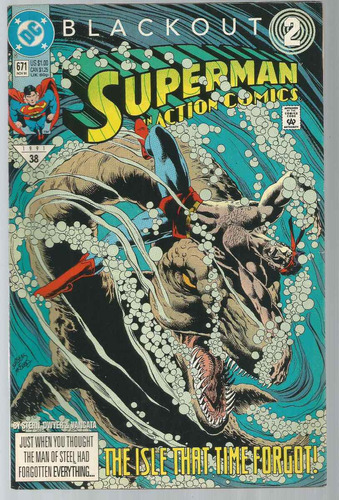 Superman In Action Comics 671 -  Bonellihq Cx133 J19
