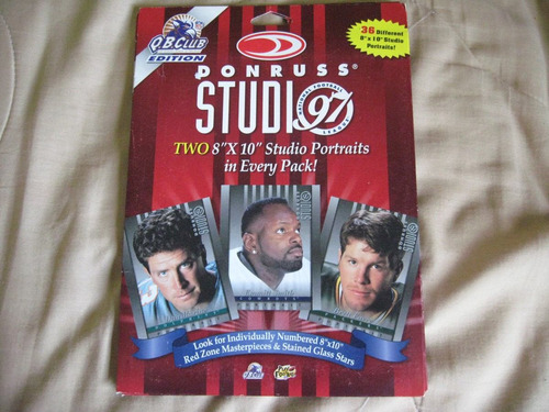 1997 Donruss Studio 4 Tarjetas 8 X10 Pulgadas Con Sus Sobres (Usado)