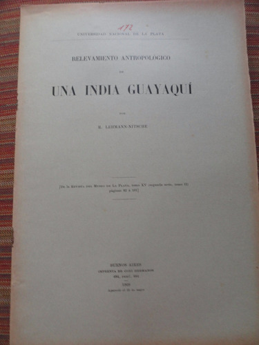 Relevamiento Antropologico Yagan-alacaluf-guayaqui - 1908