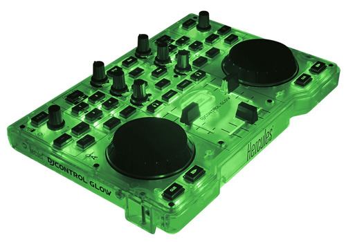 Controlador Mixer Hercules Dj Console Glow Green