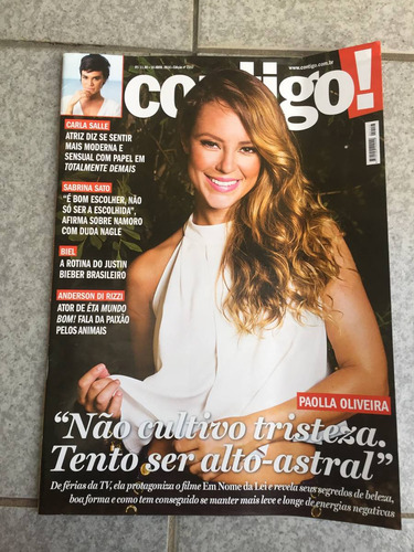 Revista Contigo Paolla Oliveira Ana Hickmann Sabrina Sato