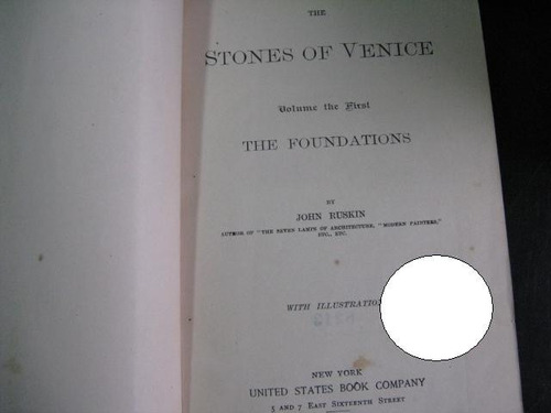 Mercurio Peruano: Libro Piedras Venecia Arquitectura 3t L12