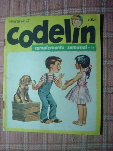 Codelin 22 Revista Infantil Codex 11/11/61 Educación