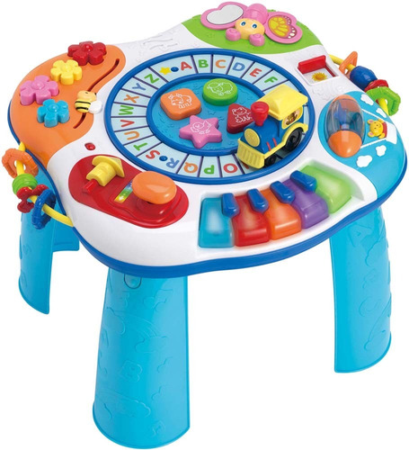 Mesa De Actividades Didactica Musical Tren Bebe 0801 Winfun