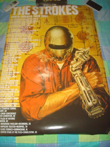 The Strokes Freas Poster North America Tour 2006 Love Police