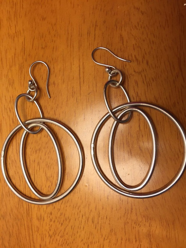 Aros Italianos Juego De Argollas Plata 925
