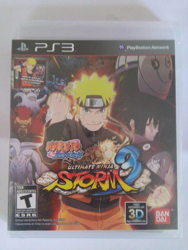 Naruto Shippuden Ultimate Ninja Storm 3 Ps3 Nuevo Sellado