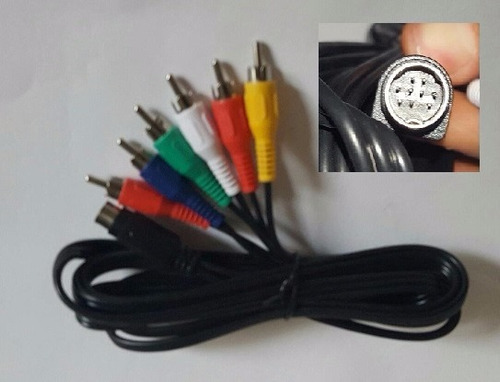 Cable 3 Rca Audio Y Video A 9 Pin Din