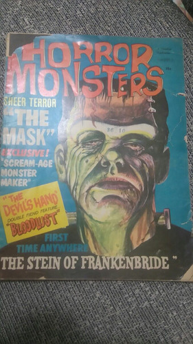 Comic Horror Monsters En Ingles #3 1962
