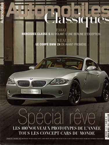 Automobiles Classiques N°150 Bmw Z4 Especial Protótipos