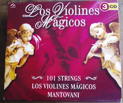 Los Violines Magicos Mantovani  Set De 3 Cds Ed 2004 