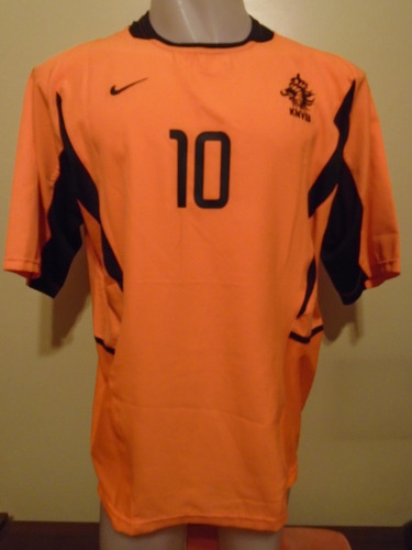 Camiseta Holanda 2002 2004 Kluivert #10 Ajax Milan Barcelona