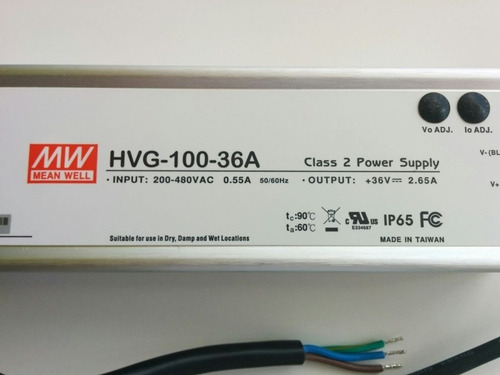 Mean Well Hvg-100-36a Fuente De Poder 36v 2.65a Pwm