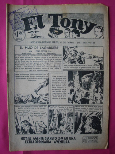 Revista El Tony N° 1482 Año 1957 - Ed. Columba