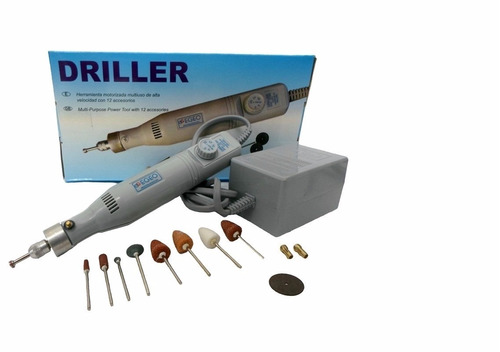 Torno Profesional Mano Egeo Driller Uñas Pedicuria Envio S/c