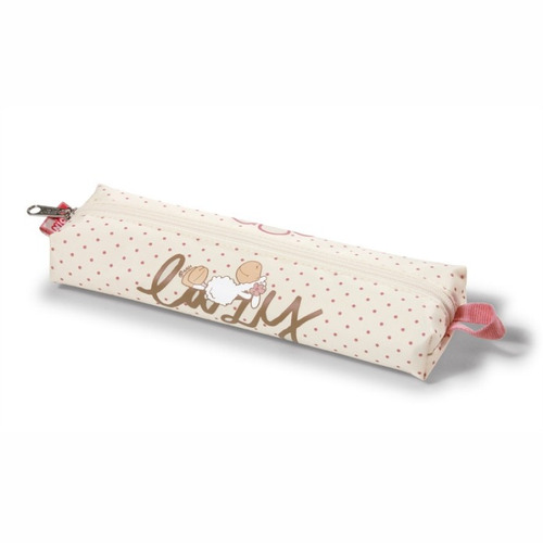 Nici Cartuchera De Nylon Cod. 34419 Oveja Jolly Rosa