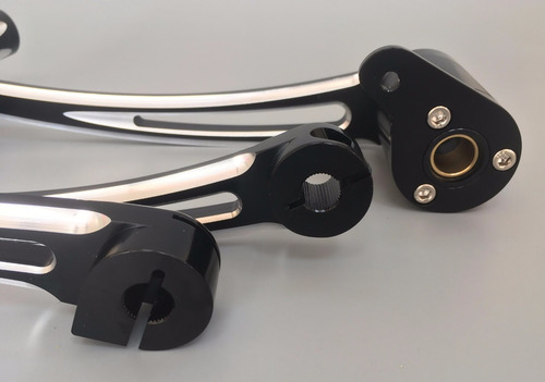 Kit Pedales De Cambio Y Freno Deep Cut Para Harley Softail