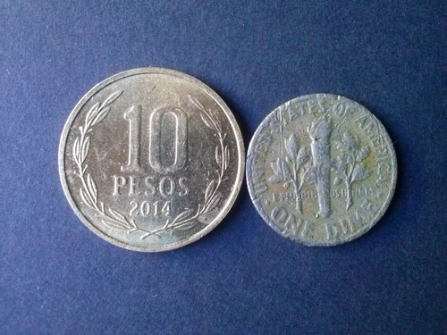 Moneda Estados Unidos One Dime 1969 Níquel (c45)
