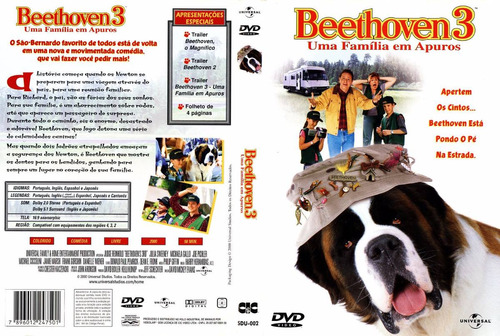 Dvd Lacrado Beethoven 3 Uma Familia Em Apuros | Parcelamento sem juros