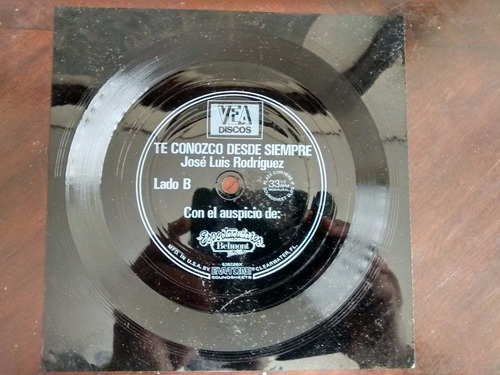 Vinilo Single D Jose Luis Rodriguez - Te Conozco Des ( R14 (Usado)