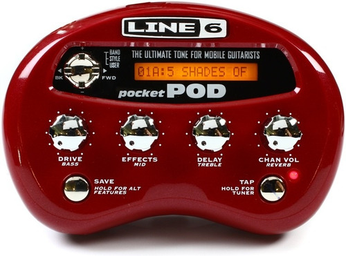 Line 6 Pocket Pod Procesador De Efectos Portable Cuotas