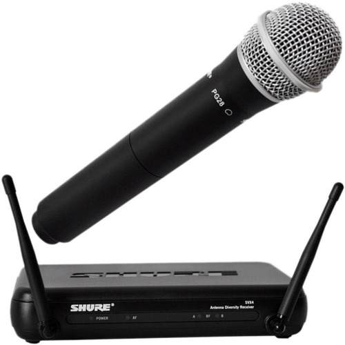 Microfone Sem Fio Shure Svx24br C/ 2 Anos De Garantia