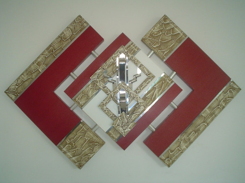 Quadro Decorativo Abstrato - Tipo Losango - Gigante - Show!