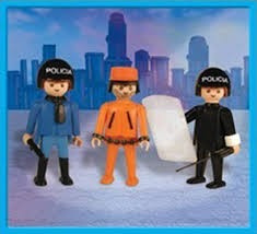 Playmobil- Policia + Ladron. 1- 9533 Jretro