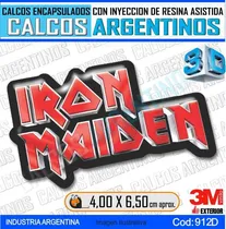 Comprar Calcomanias 3d Con Relieve, Resina Importada Iron Maiden