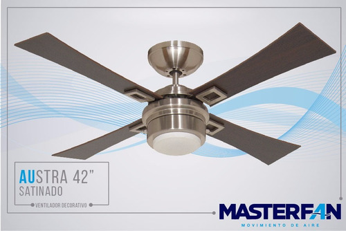 Imagen 2 de 4 de Abanico De Techo Ventilador Modelo Austra 42 Masterfan