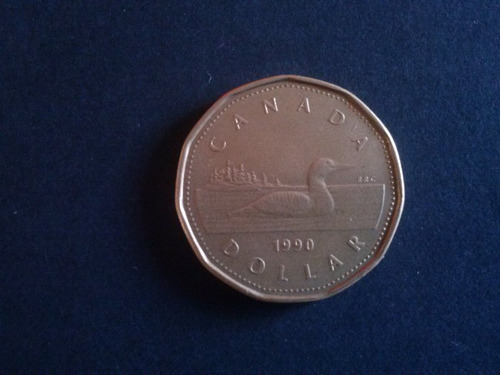 Moneda Canadá Dollar Bronce 1990 (ca03)