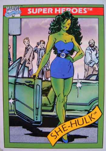She Hulk / Marvel 90 Comics Cards 39