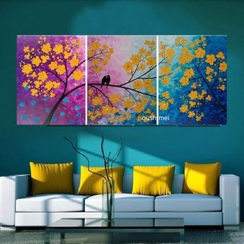 Imagen 3 de 8 de Cuadros Pintados A Mano En Lienzo,abstractos Y A Pedido
