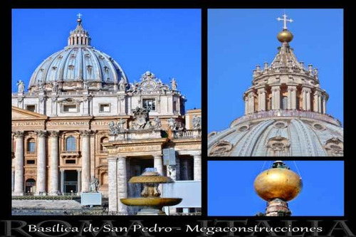 Lámina 45 X 30 Cm. - Basílica De San Pedro - Vaticano - Roma
