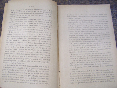 Levantamiento De Rieles Estaciones Central Y Retiro * 1898 *