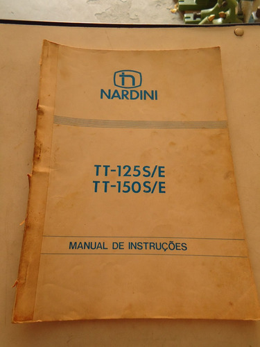 Manual Torno Nardini Tt 125 Tt 150