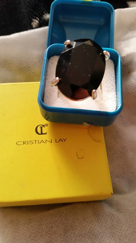 Cristian Lay, Anillo Bisuteria Fina Baño Plata Adaptable,oni