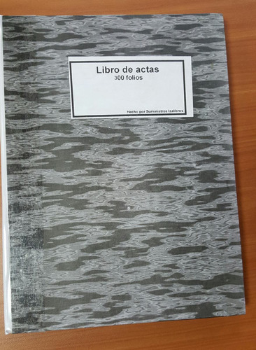 Libro De Actas 300 Folios Con Factura Incluye Iva