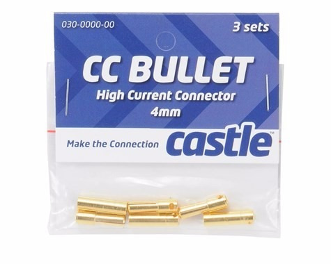 *castle Creations 4mm High Current Bullet Connector Set*