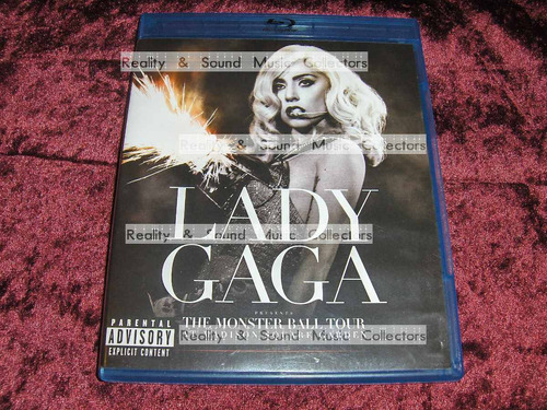 Lady Gaga Monster Ball Tour Blu Ray Europeo De Coleccion