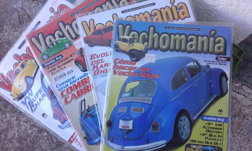 4 Revistas Amantes Vw  Volkswagen Vochomania   Mx.