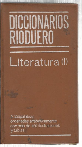 Diccionarios Rioduero: Literatura ( I )